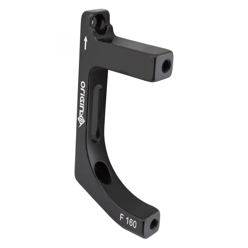 Origin8 +20mm Vise Flat Mount to Post Mount Disk Adapter in Black