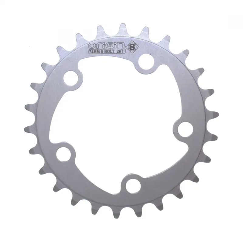 Origin8 26T 74mm Chainring in Silver