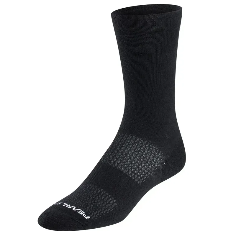 Pearl Izumi Merino Trail 7in Cycling Socks in Black