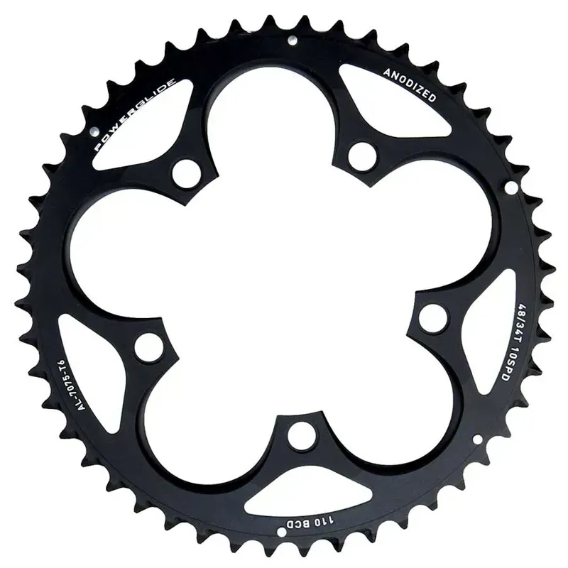 SRAM BB30 48T Alloy Chainring in Black