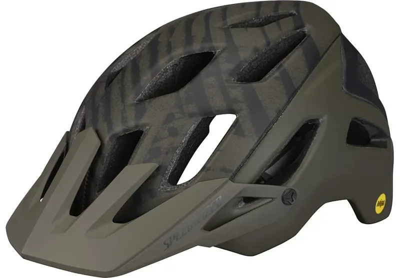 Specialized Ambush ANGI Helmet in Oak Green Wild