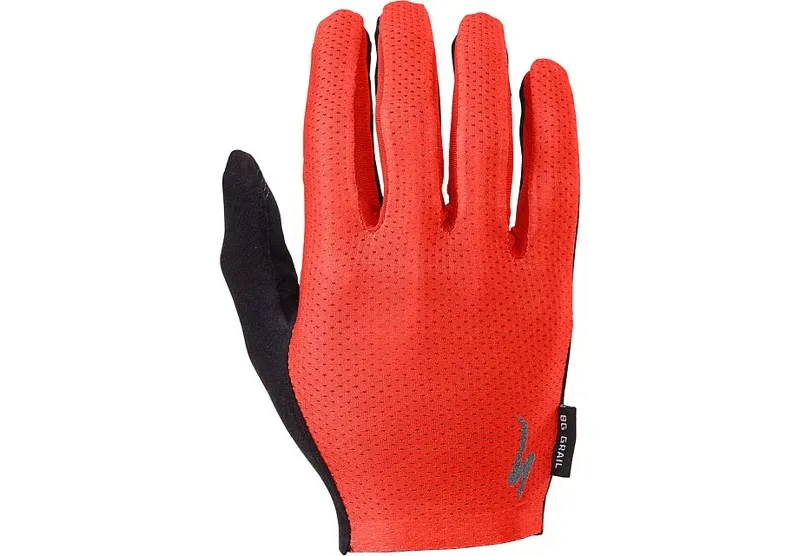 Specialized Body Geometry Grail Long Finger Gloves in Red