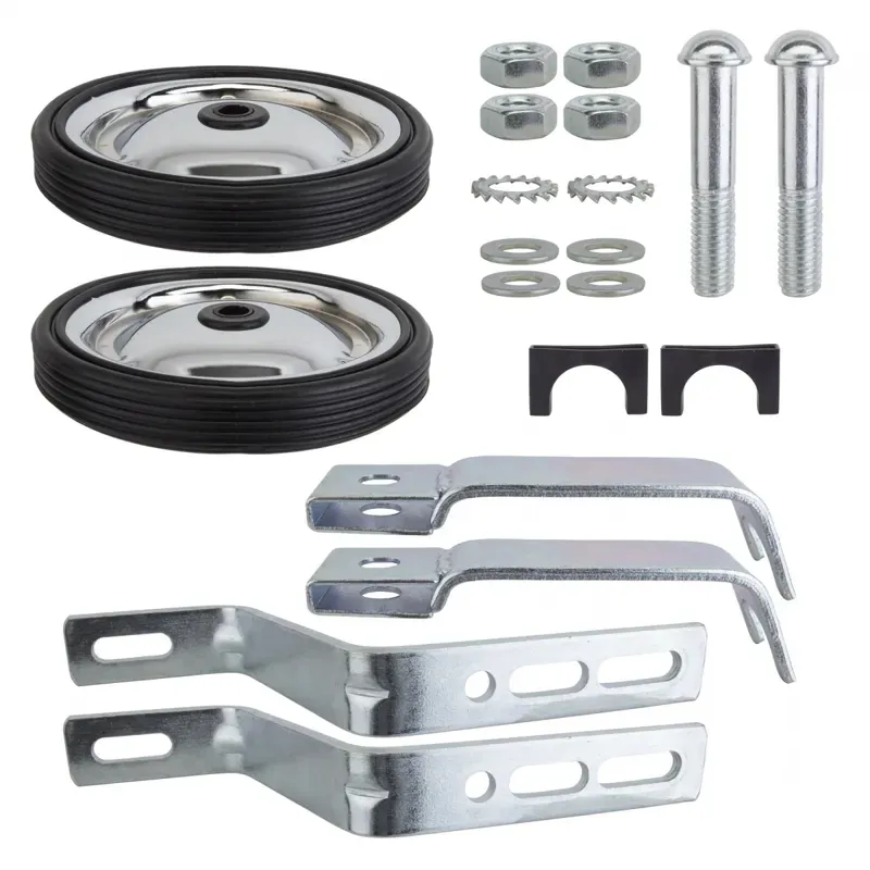Sunlite 14-20-inch Steel Training Wheels in Silver 