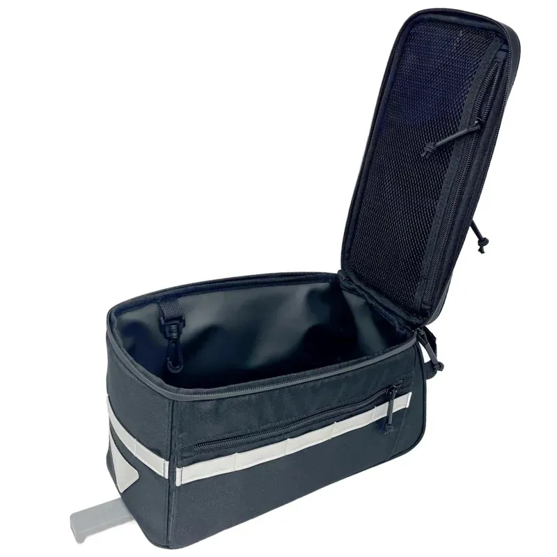 Bikase Big Momma 12x7x7.5-inch MIK Trunk Bag in Black-3