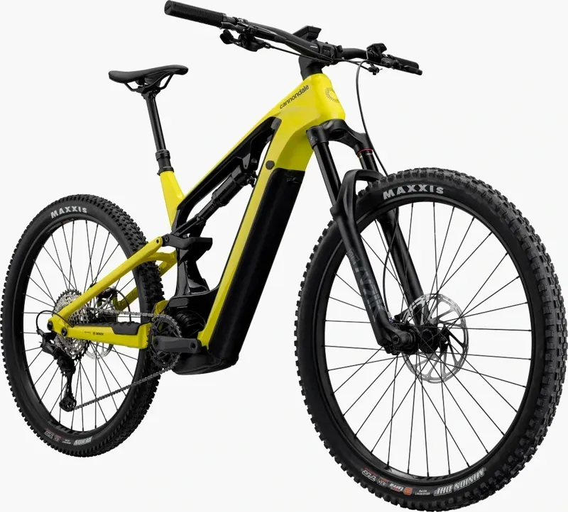 Cannondale Moterra Neo Carbon 2 E-Mountain Bike in Highlighter-1