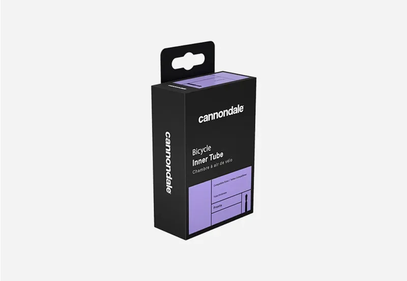 Cannondale Presta 80mm Valve Tube 700x23-28mm in Black