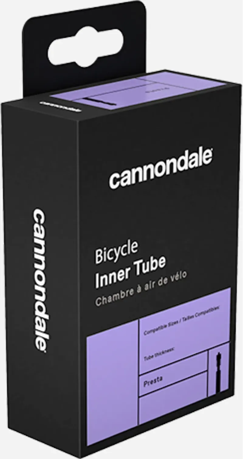 Cannondale Presta 80mm Valve Tube 700x23-28mm in Black-1