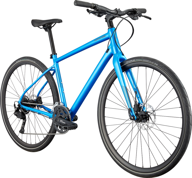 Cannondale Quick 3 Disk Fitness Bike in Electric Blue-1