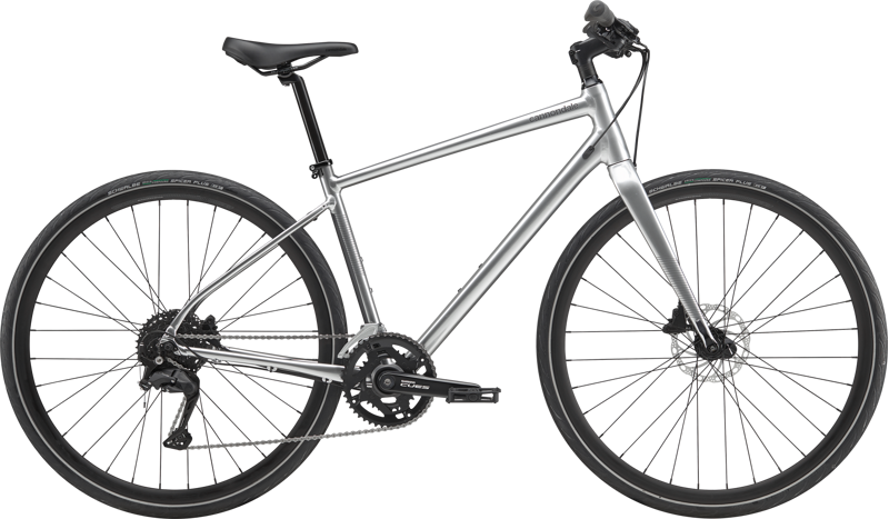 Cannondale Quick 3 Disk Fitness Bike in Mercury Gray