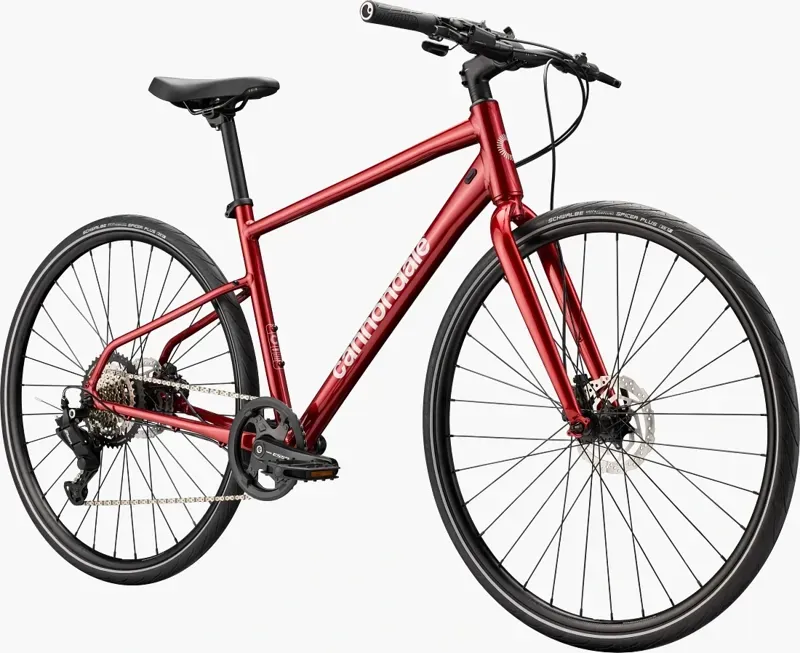 Cannondale Quick 3 Fitness Bike in Metallic Red-1