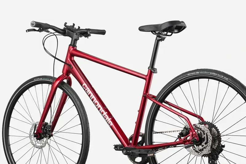 Cannondale Quick 3 Fitness Bike in Metallic Red-2