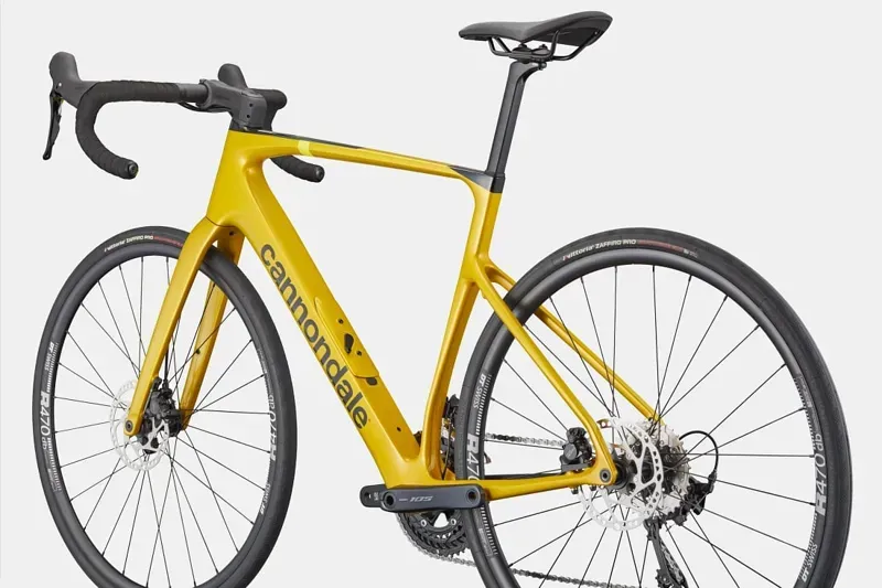 Cannondale Synapse Carbon 5 Endurance Bike in Phoenix Yellow-5