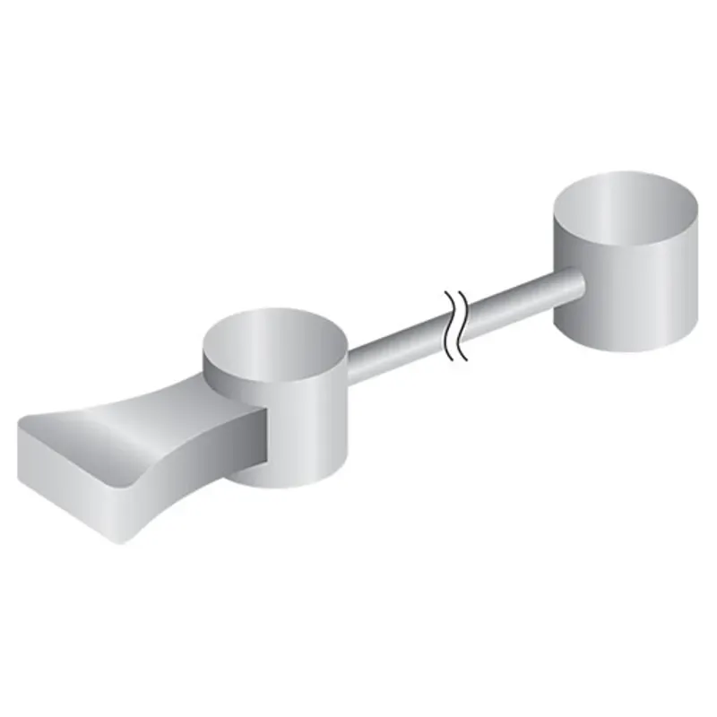 Jagwire Double-Ended 1.8x380mm Straddle Wire 10-pack in Silver
