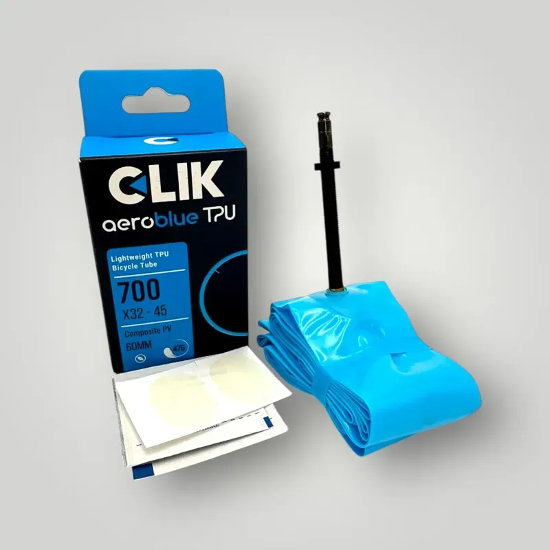 Clik AeroBlue 700x32-45 60mm Valve TPU Inner Tube in Blue-3