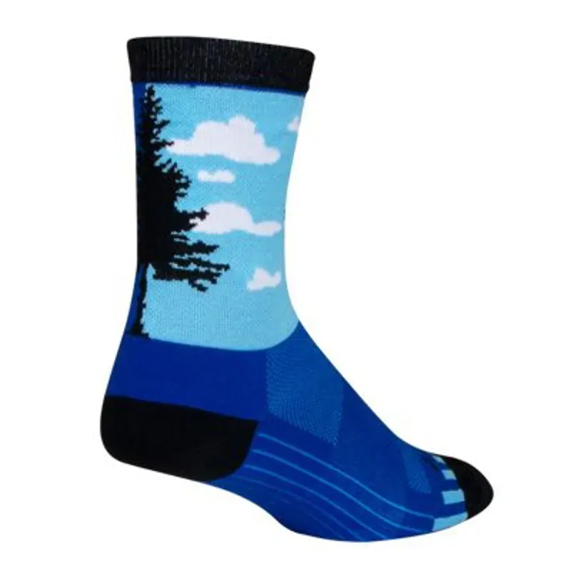 Sockguy Night And Day Socks 6 Inch in Black