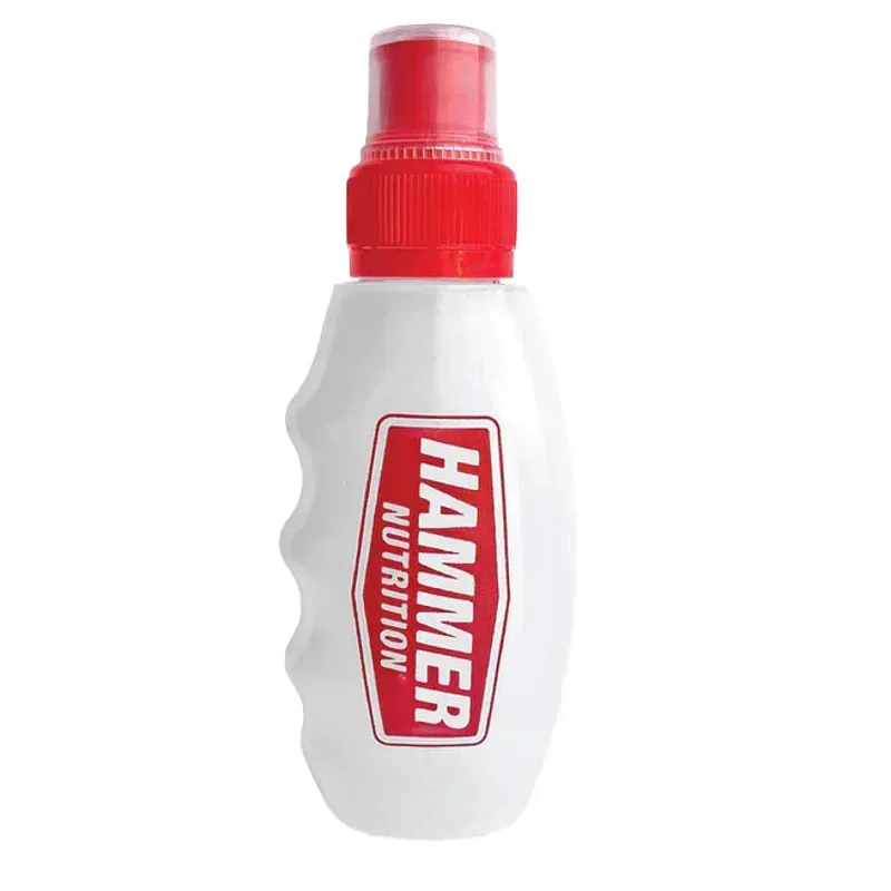 Hammer Nutrition 5.82oz Gel Flask in Clear/Red