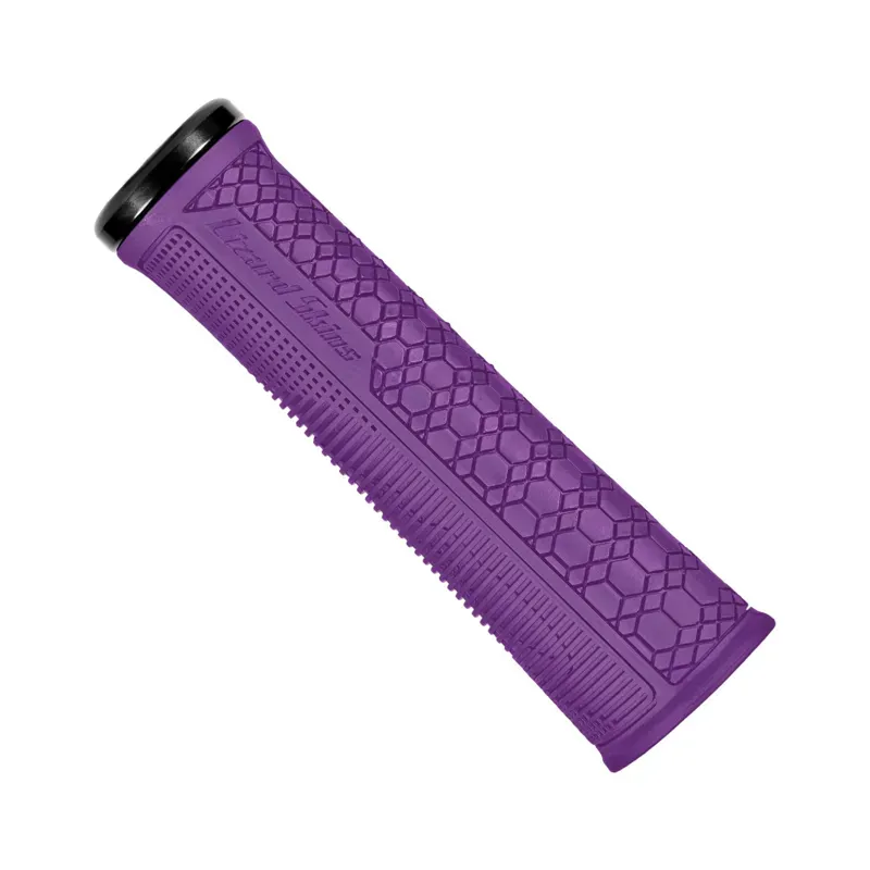 Lizard Skins 136mm Single Lock-on Grips In Ultra Purple