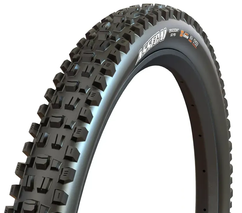 Maxxis Assegai Tire 29x2.5-inch MT/EXO/TR in Black