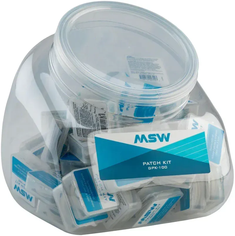 MSW GPK-100 Glueless Patch Kit 50 Pack in Clear