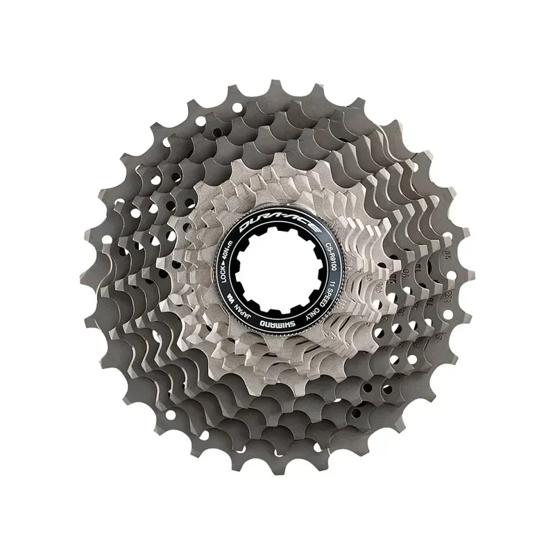Shimano CS-R9100 Dura-Ace 11-25-tooth Cassette in Gray/Silver