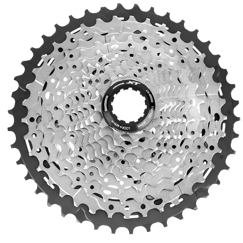 Shimano CS-M8000 Deore XT 11-speed 11-42-tooth Cassette in Gray