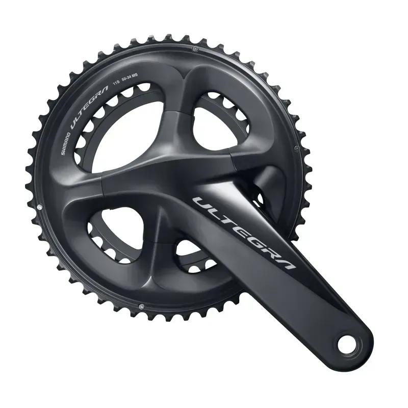 Shimano Ultegra R8000 Chainring - 53 Tooth 11-Speed 110mm BCD For 53-39T Combination Black