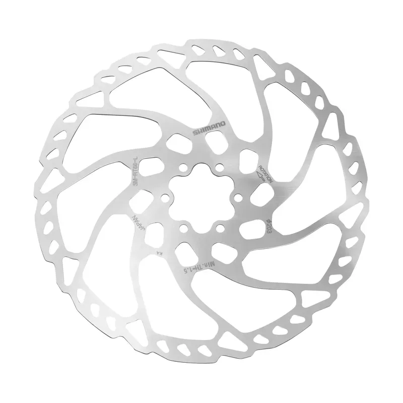 Shimano SM-RT66 6-Bolt Disk Brake Rotor 203mm in Silver