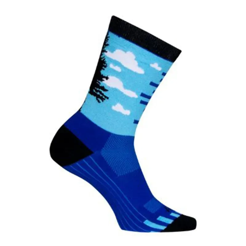 Sockguy Night And Day Socks 6 Inch in Black-2