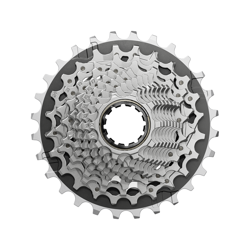 SRAM Force XG-1270 Cassette - 12-Speed 10-36t Silver For XDR Driver Body E1 Silver/Black-1
