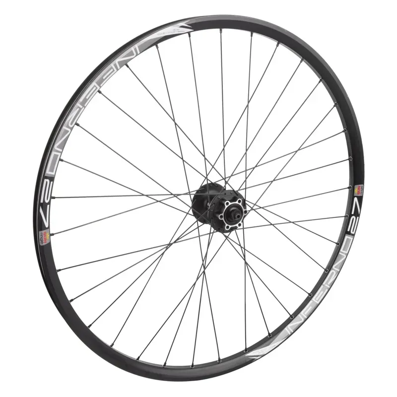 Wheel Master 27.5-inch Alloy Mountain Disk Front Wheel 100mm in Black