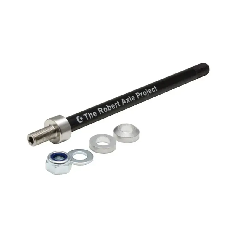 Robert Axle Project Kid Trailer 1.0x160mm Thru-Axle in Black
