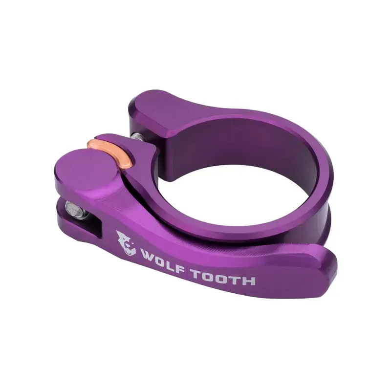 Wolf Tooth Seatpost Clamp - 31.8mm Bolt-On Uraviolet Purple